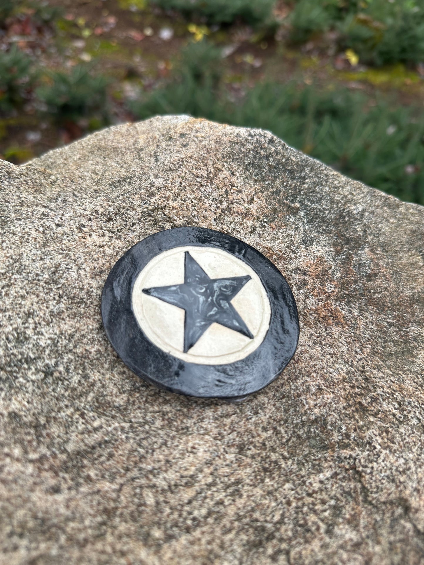 Encensoir en céramique - Pentacle (Noir)