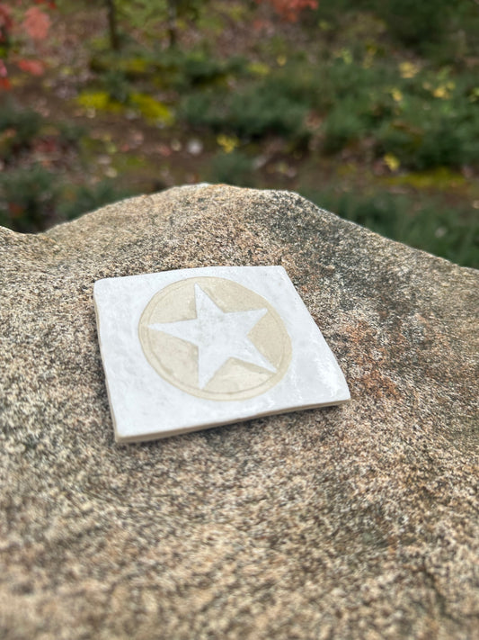 Encensoir en céramique - Pentacle Blanc