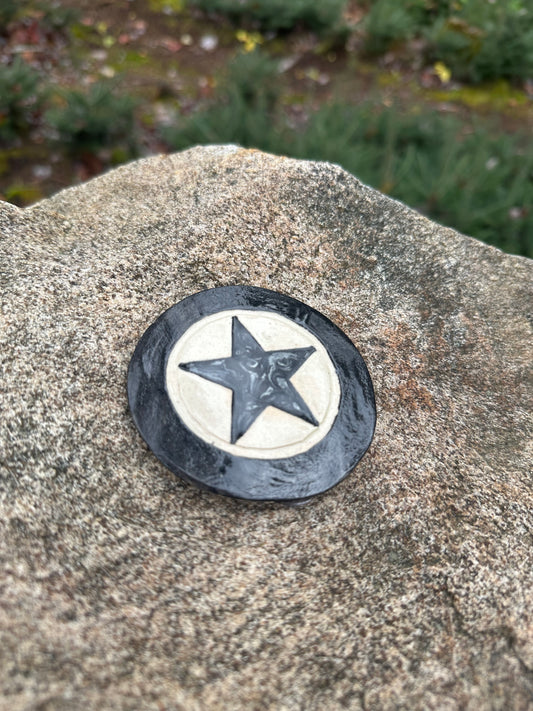 Encensoir en céramique - Pentacle (Noir)