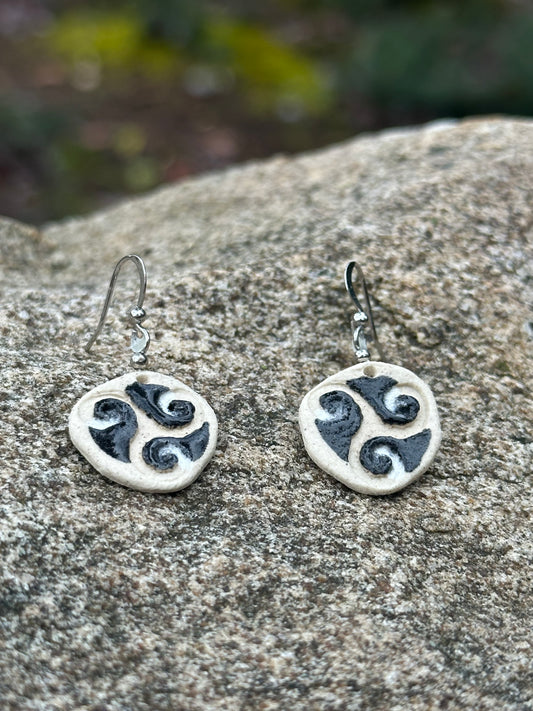 Boucles d'Oreilles Celte - Triskèle